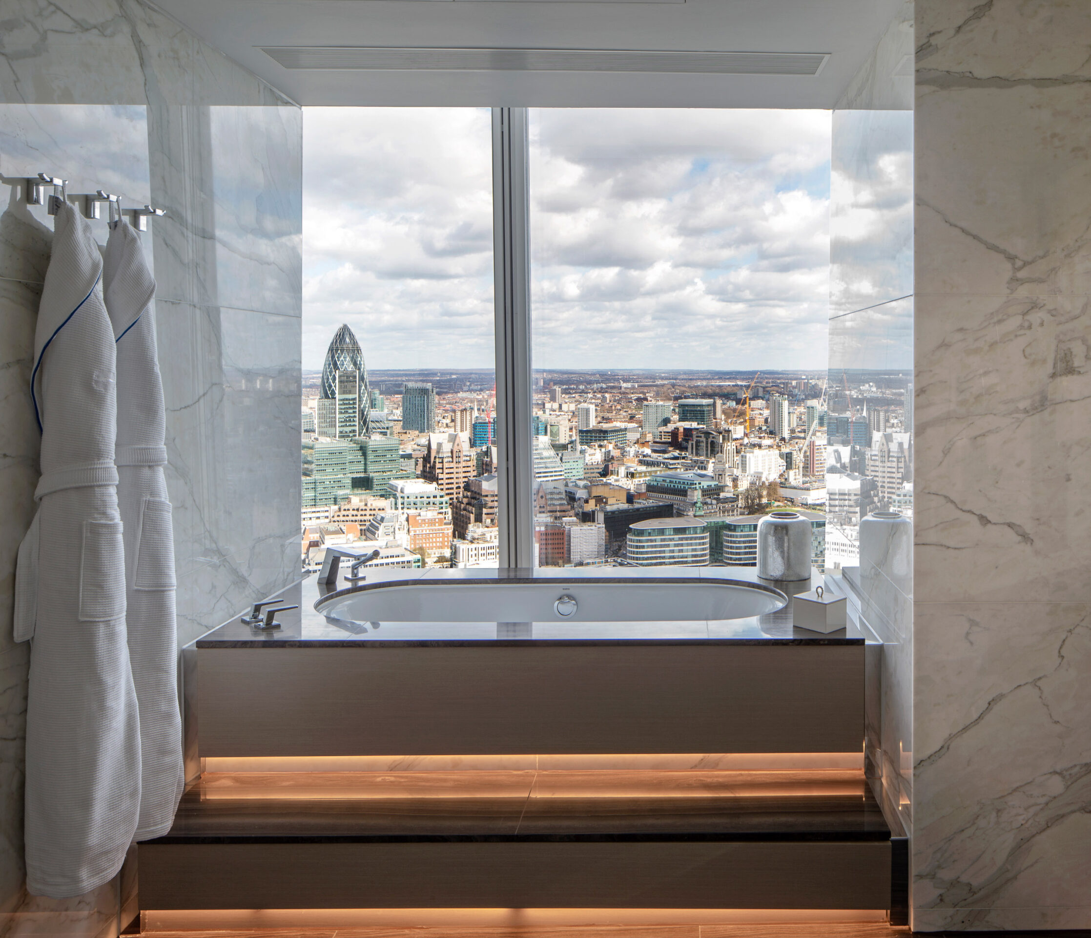 Interior Design of the Shangri-la at the Shard in London