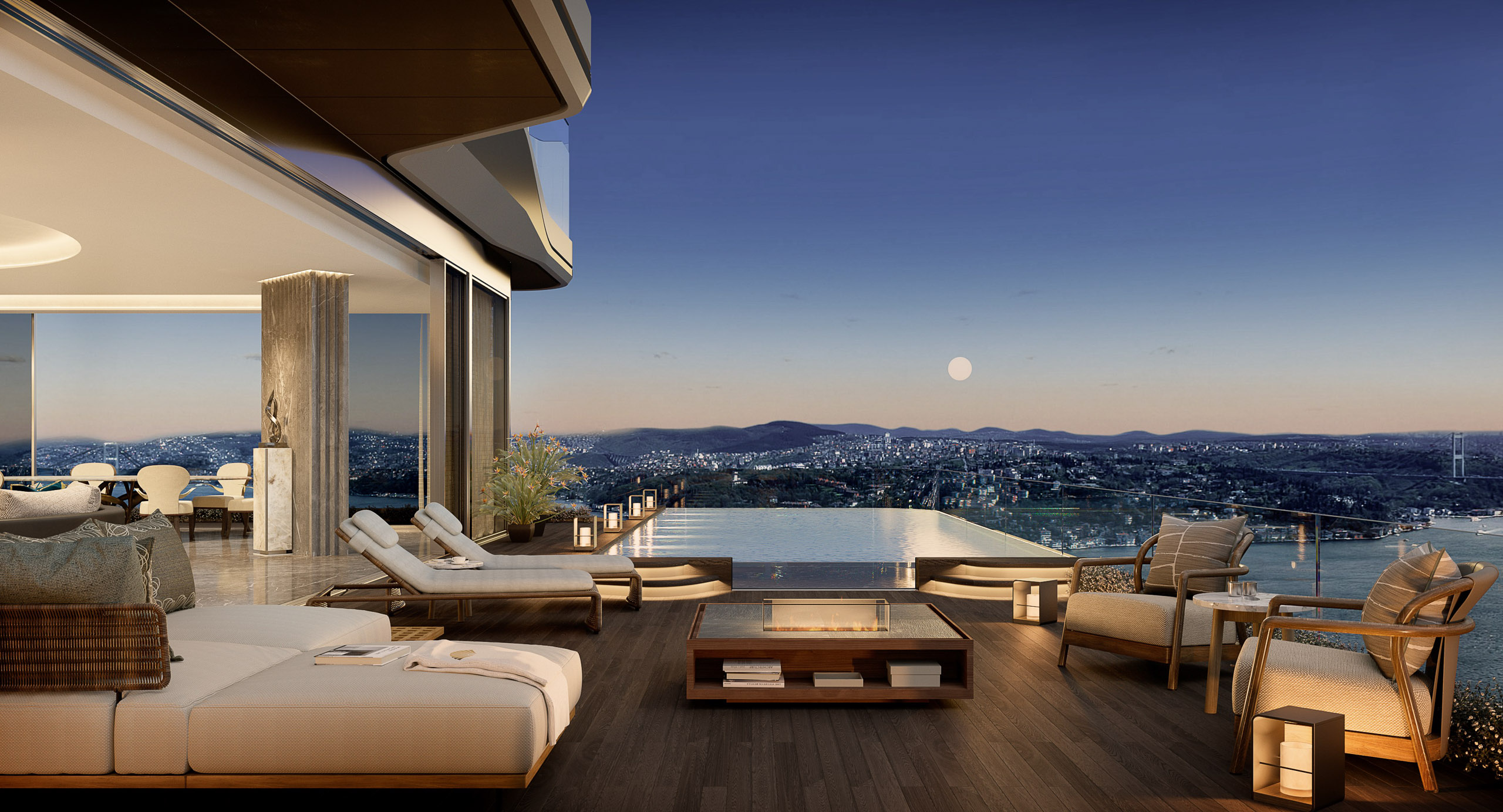 Exclusive view from Mandarin Oriental Etiler in Istanbul