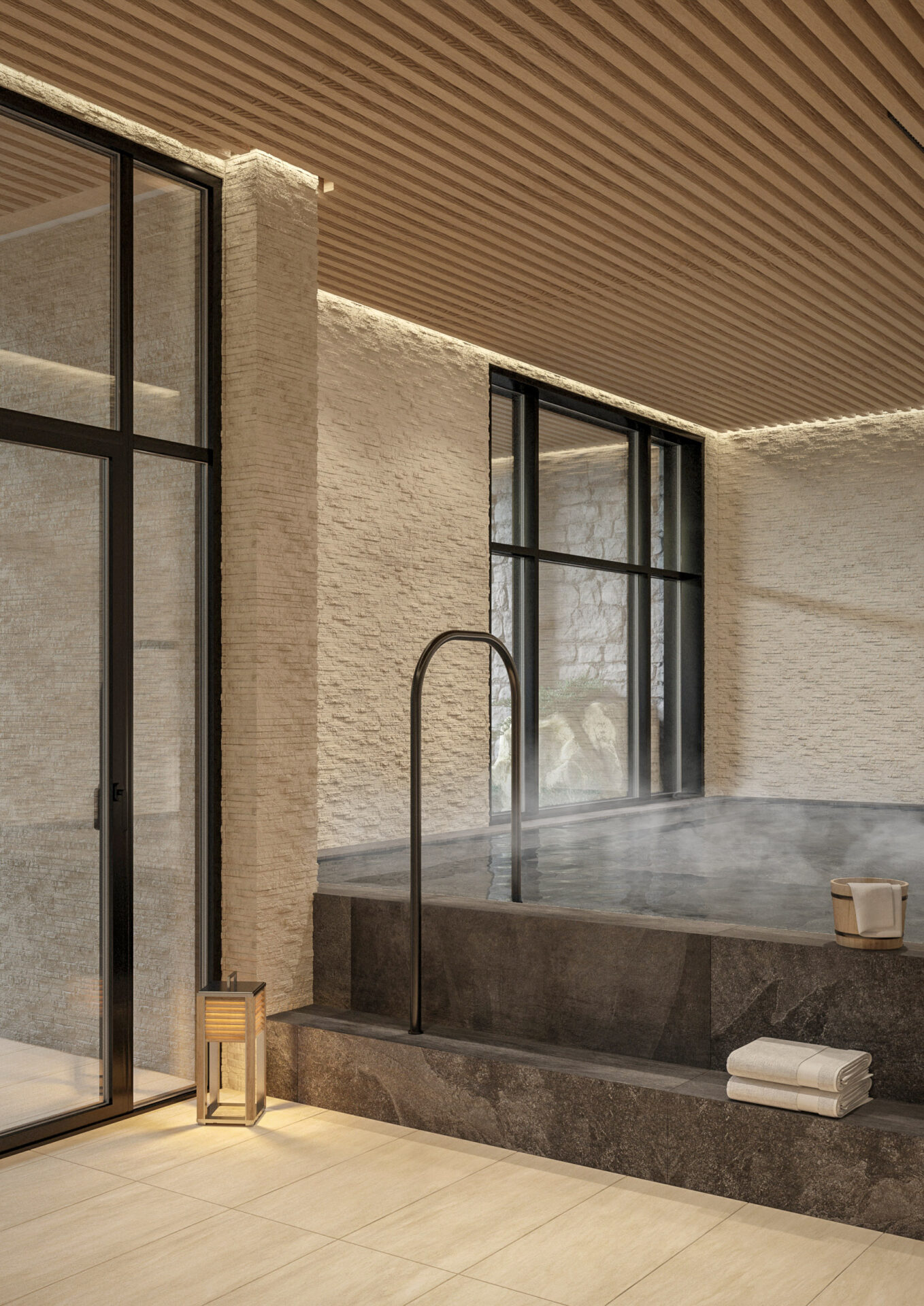 Luxury spa in the Koa House at Furano Sky Resort