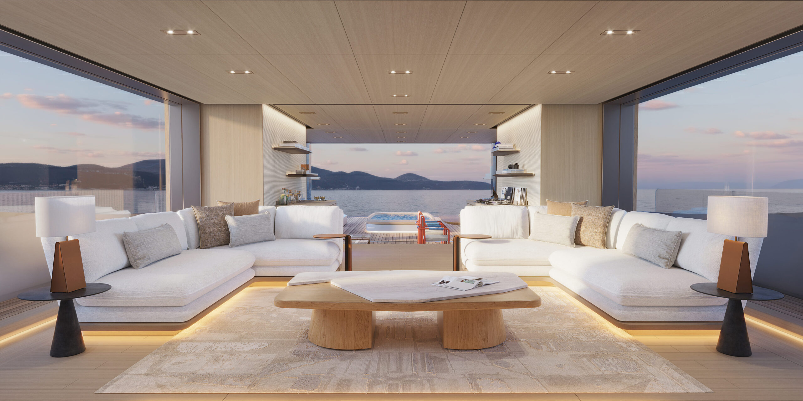 Benetti B.Neos, interior design by FM Architettura